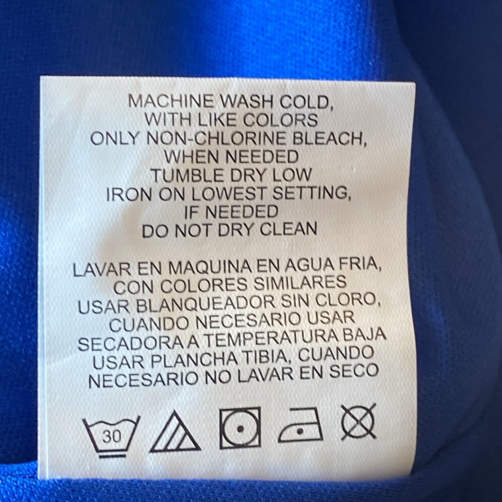 NWT Gianni Bini blue wrap dress, see measurements and photos below - Picture 11 of 12